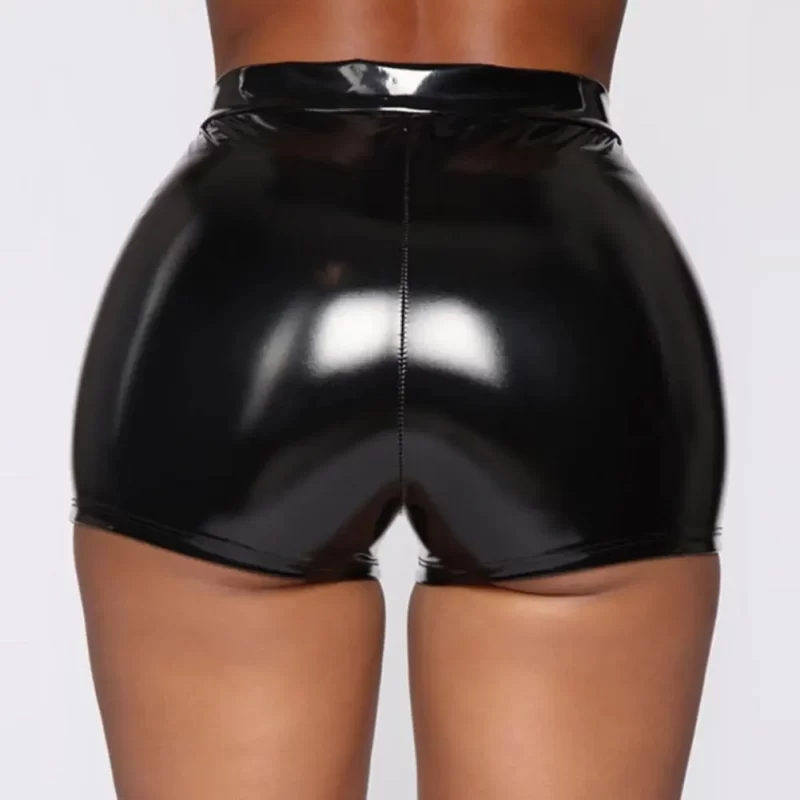 black-latex-shorts-butt-moulded