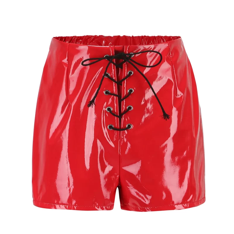 latex-shorts-red-for-girl